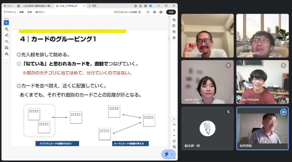 第36回 勉強会 KJ法 再入門 ーリサーチした内容をどうまとめる？ー